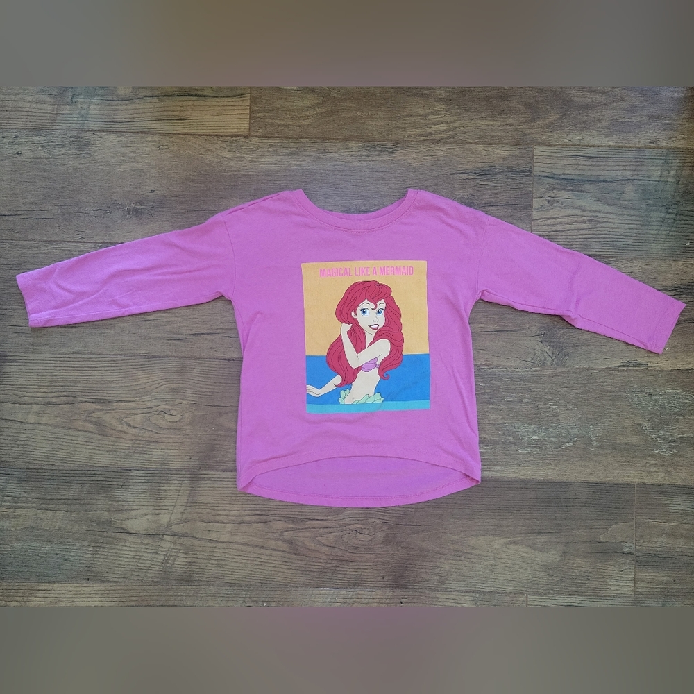 "Magical Like A Mermaid" Long Sleeve Ariel Shirt - size XS (4-5)